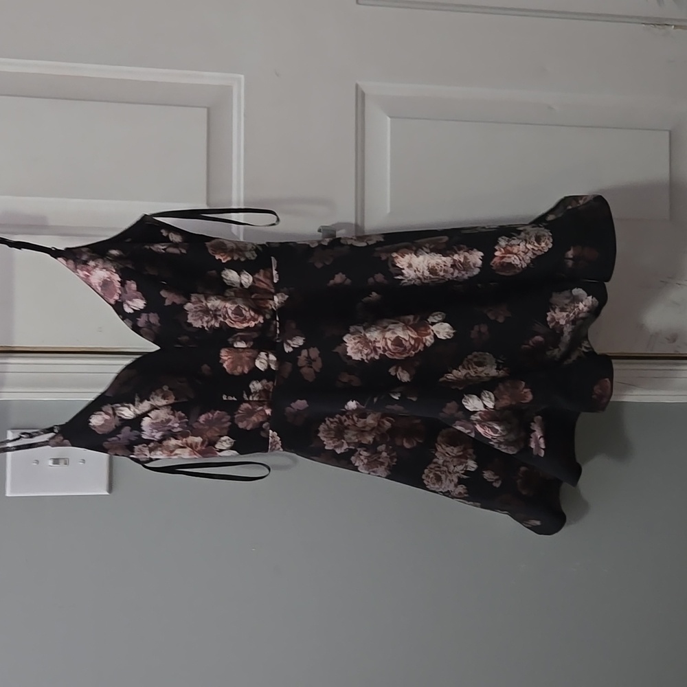 womems floral cocktail dress by B. Darlin. size 1/2